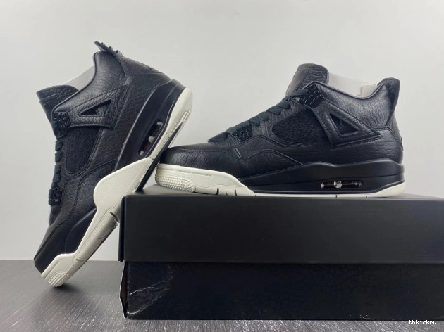 Reps TBkick Black 4 Pony 819139-010 Jordan Retro Hair 0629